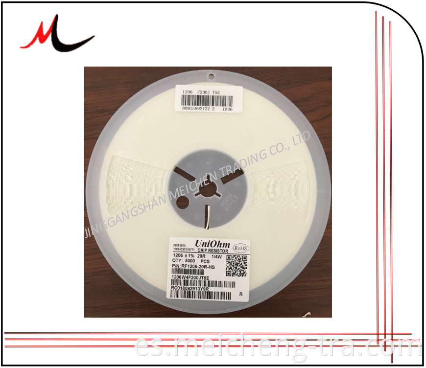 SMD chip resistor 1206 100R 5%